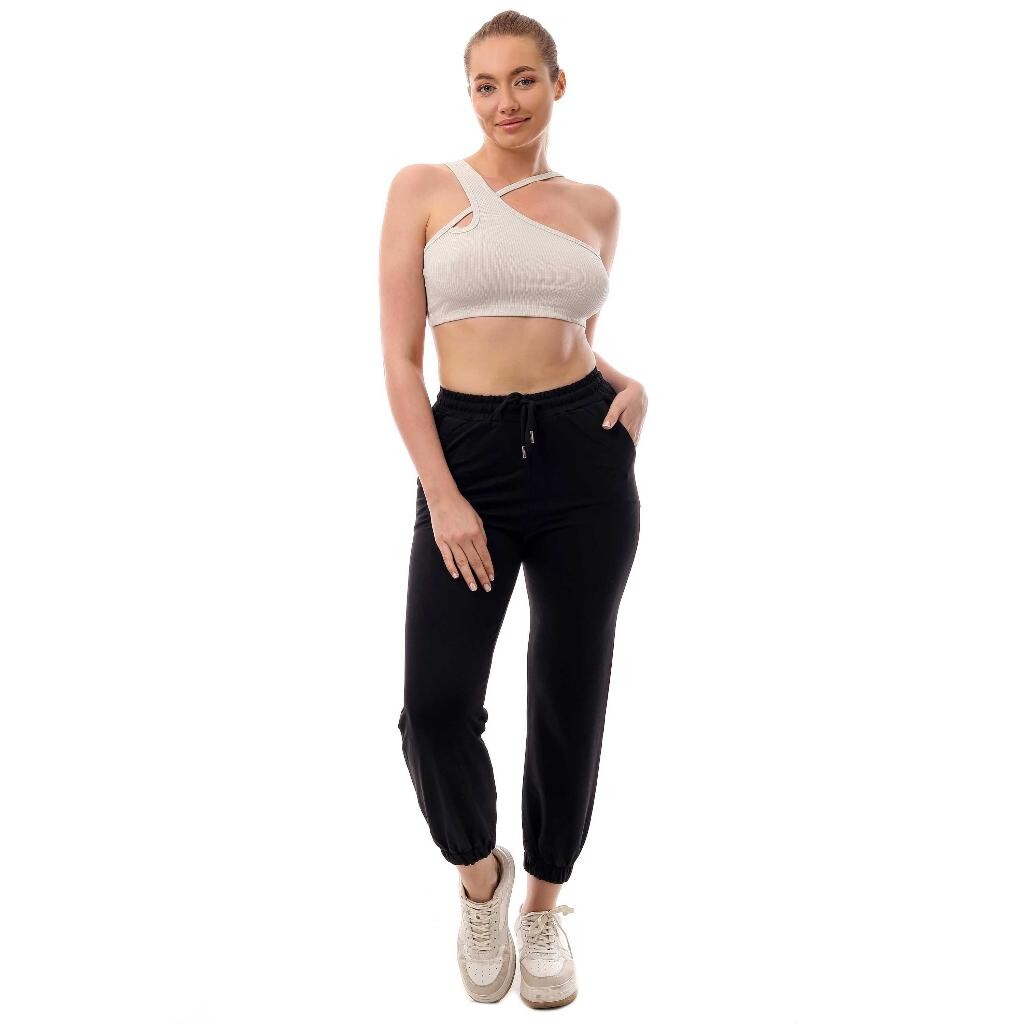 Fitilli Çapraz Askılı Crop Top Büstiyer Taş 35200 - 2