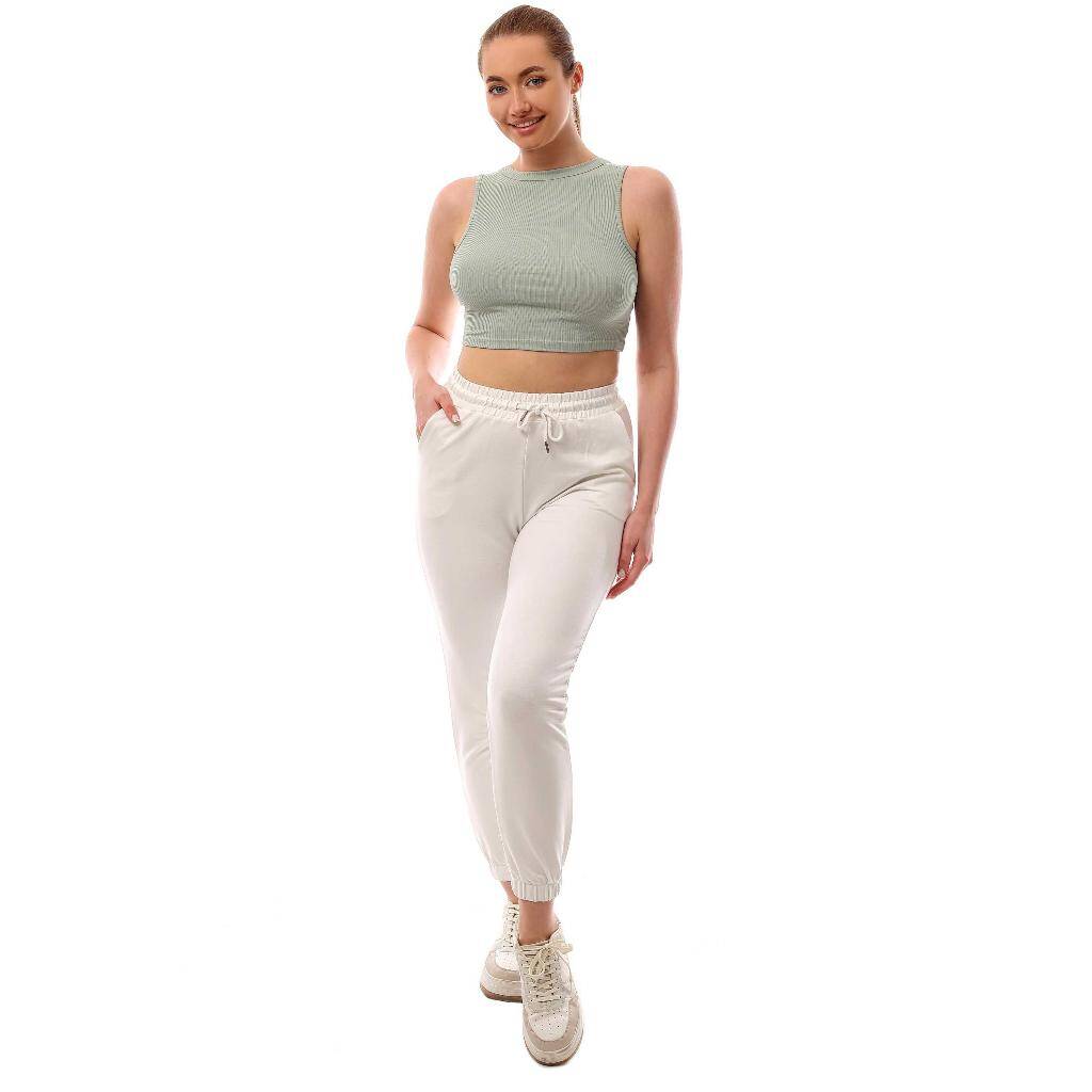 Fitilli Göğüs Pencere Detaylı Crop Top Büstiyer Mint 37400 - 4