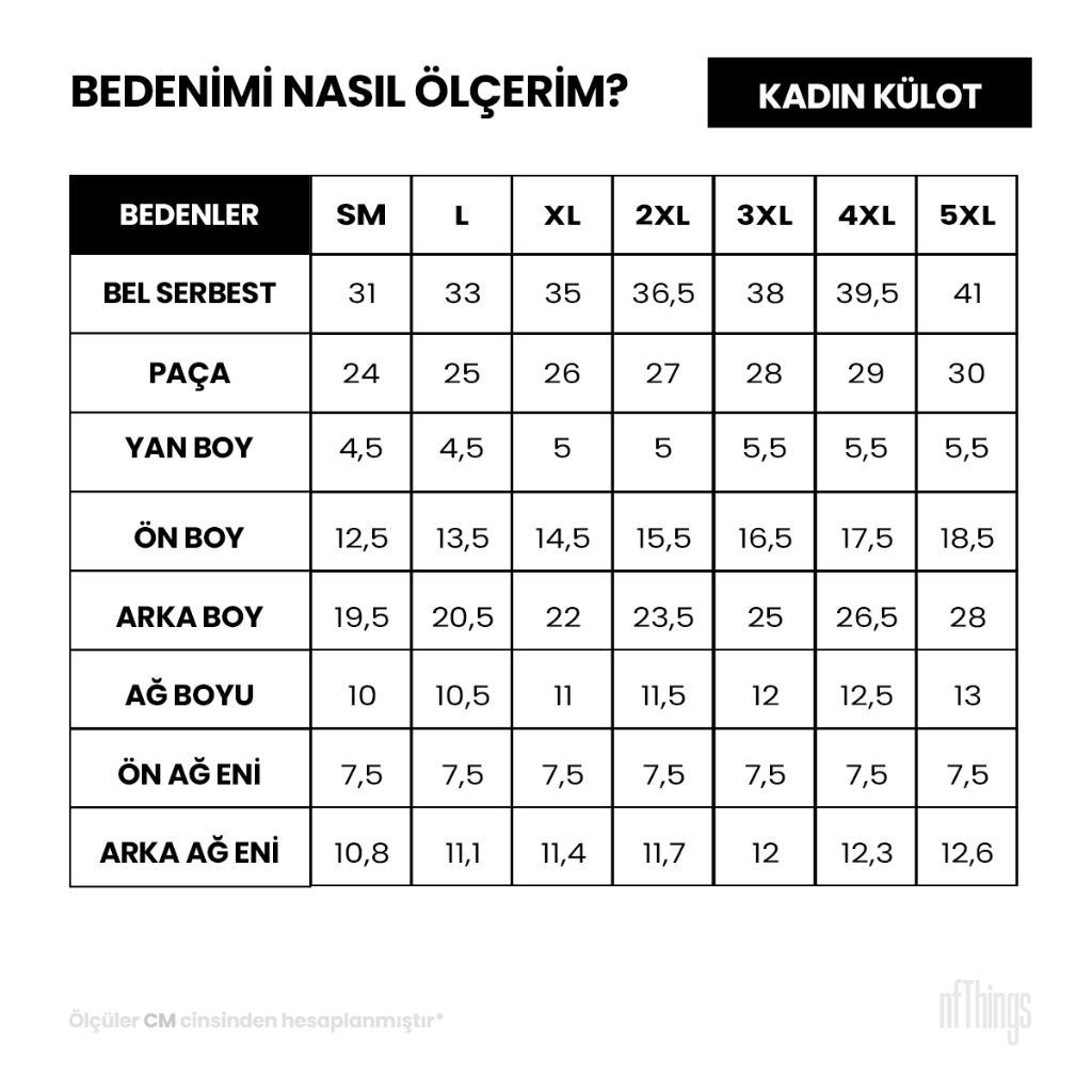 Kadın Külot 7'li LOVE 2000 - 9